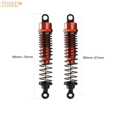 2pcs 98mm Shock Absorbers #06002 Upgrade for RC  1/10 HSP RedCat Himoto - Image 1 of 2