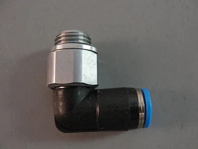 FESTO HYDRAULIC PNEUMATIC ROTATING ELBOW PUSH IN FITTING 8mm TUBE 1/2" THREAD - Изображение 1 из 4