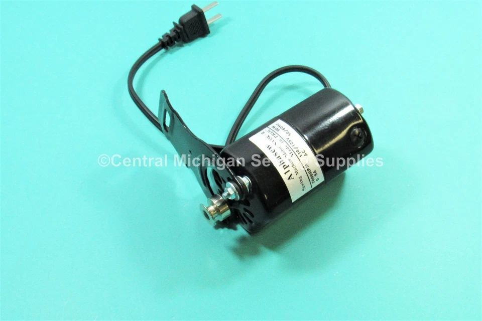 Alphasew Sewing Machine Motor Reverse Clockwise Rotation 7000 RPM .9 Amp