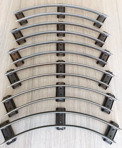 O Gauge HORNBY TRACK 6 x Curved Rails / Clockwork - 1ft Radius Not Banked (D) - Picture 1 of 6