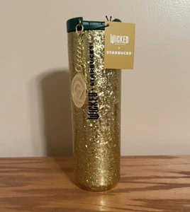 Starbucks Wicked Gold Vacuum Insulated Tumbler w/ Oz Charm NEW - Picture 1 of 6