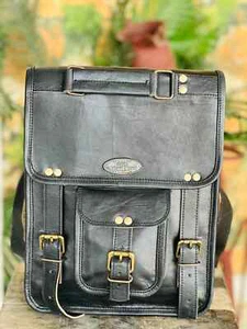 Men's Star Leather Vintage Laptop Handmade Briefcase Bag Satchel Messenger - Picture 1 of 6