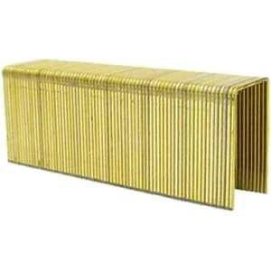 (Caja de 10.000 unidades) Calibre 16 Ancho 1” Corona Electro Galvanizada Grapa 2” Pata - Imagen 1 de 2