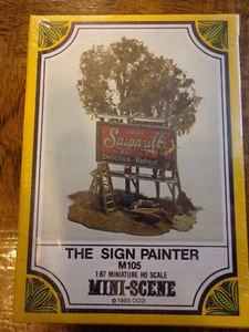 Woodland Scenics HO #105  -  The Sign Painter (Kit) - Bild 1 von 1