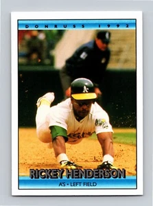 Rickey Henderson 1992 Donruss #193 HOF (5) Cards NM-MT or Better - Picture 1 of 10
