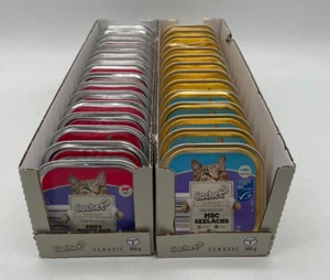 30x Cachet Katzenfutter Futter für Katzen Monatsbox je 100g Restposten Neu