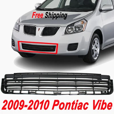 For 2009-2010 Pontiac Vibe New Center Bumper Grille Primed Plastic GM1036121 - Image 1 of 4