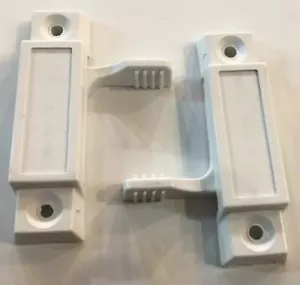 Latch Plastic Construction Window 2 Pc Hole Center To Center Measures 2 1/4” - Picture 1 of 4