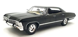 Greenlight 1/24 Scale 84035 - 1967 Chevrolet Impala Sport Sedan - Black - Picture 1 of 5