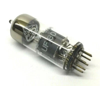 UF80 Diamond Bottomed <> NOS Telefunken German Valve Tubes