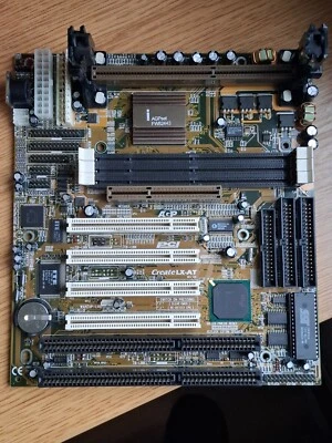 Zida Tomato CreateLX-AT Slot1 Motherboard with Intel AGPset FW82443LX SL2KK - Image 1 of 4