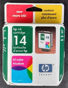 HP 14 Tri-Color Ink Cartridge Officejet C5010D Factory Sealed New in Box. - Picture 1 of 1
