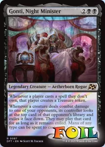 Gonti Night Minister 0087 MTG Aetherdrift Rare NP Foil - Picture 1 of 1