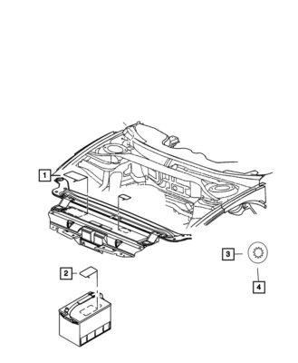 Etiqueta del sistema de aire acondicionado Dodge Journey 2016-2017 Mopar 68266971AA NUEVO EN PAQUETE OEM Foto 1 de 3