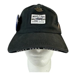 Vintage Henry Ford Museum Model T Ford Dearborn Cap Hat With Assorted Pin/Button - Picture 1 of 13