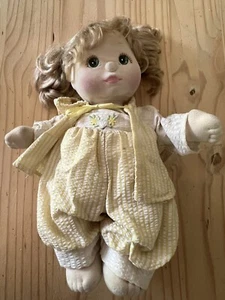 mattel 1985 my child doll Green Eyes & Blonde Hair Clothes & Diaper (See Pics) - Picture 1 of 10