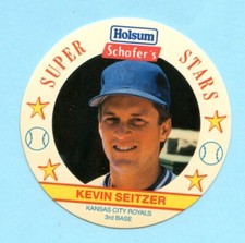 1989 Holsum Super Stars # 9 Kevin Seitzer -- Royals --Box 312