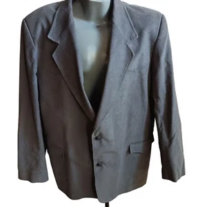 sz 54 Vintage Pioneer Wear Corduroy Western Rancher Blazer Jacket Elbow Patches - Picture 1 of 7