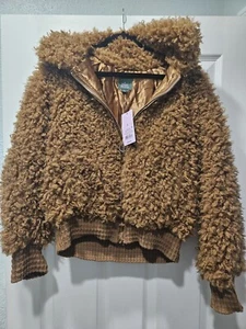 Chaqueta Bombardero de Piel Imitada Wild Fable / Talla Pequeña / NUEVA con Etiquetas - Imagen 1 de 3