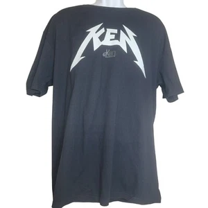 Camiseta Gildan Matel Ken, Hombre XL, Negra con Gráfico Ken Blanco, Algodón, Nueva con Etiquetas - Imagen 1 de 12
