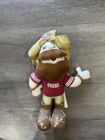 10" NFL San Francisco 49ers Mascot Stuffins Plush 1996 edition Cover