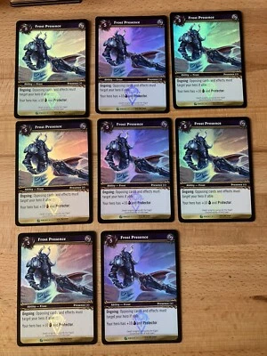 WoW Frostpräsenz 8/27 Frost Presence EN Holo Foil Todesritter Starter 1 St.Karte - Bild 1 von 4