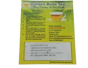 Darjeeling Tea (MID SEASON FLUSH 2025) AROMAS OF DARJEELING 500 Gms  - Picture 1 of 3