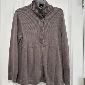 Cecil Strickjacke große lustige Knöpfe Mokka XL - Bild 1 von 7
