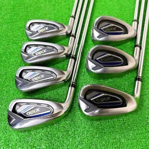 Left Handed Dunlop XXIO 12 Golf Clubs Irons Lefty Iron S -Flex 6-9 Pw Aw Sw 7pcs - Picture 1 of 24