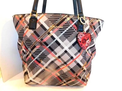 VERA BRADLEY 💕"ELLA" XL Bolso de Mano Bolso de Viaje Sophia Cuadros EXCELENTE💕 Foto 1 de 4