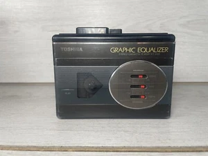 Vintage Toshiba Stereo Cassette Player KT-4128 Graphic Equalizer selten - Bild 1 von 9