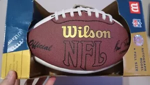 Wilson NIB 1990s Official NFL Paul Tagliabue Football for Autograph 1/2 White - Bild 1 von 7