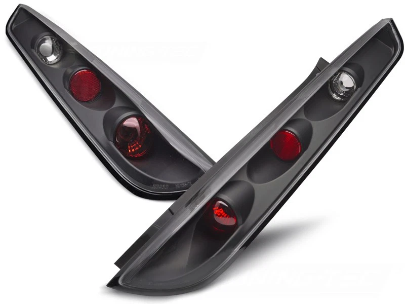 Juego de luces traseras halógenas negras para Ford Focus MK2 Hatchback 2004-2008 - Imagen 1 de 1