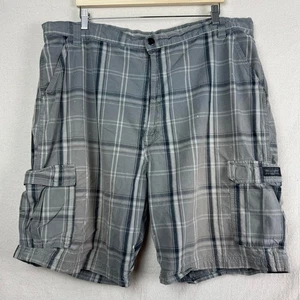 Wrangler Men's 40" Plaid Grunge Style Cargo Shorts Skate - Picture 1 of 6