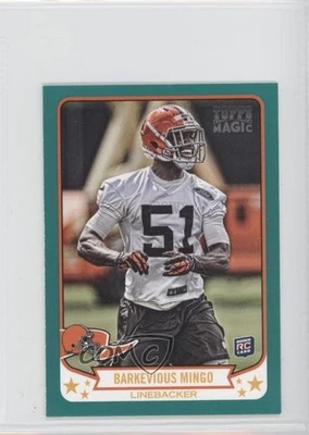 2013 Topps Magic Mini Green Barkevious Mingo #92 Rookie RC - Image 1 of 2