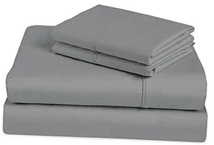 RV Sheet Sets, 72x80 RV King, 400 TC RV King (72 in x 80 in) Light Grey Solid - Picture 1 of 8