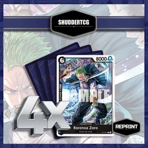 Roronoa Zoro (Reprint) ST14-013 PRB-02 Regular (C) [4X] - Picture 1 of 1
