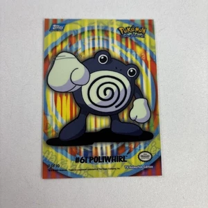 Pokémon 2000 Topps TV Animation  - Poliwhirl #61 (3 of 10) Stick-on Puzzle - Picture 1 of 5
