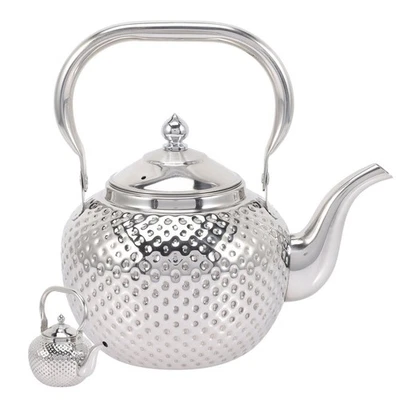  Teiera in Acciaio Inox Bollitore Portatile Tea Per Foglie Sciolte - Immagine 1 di 4
