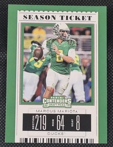 2019 Panini Contenders Draft Picks Marcus Mariota Season Ticket No. 65 - Picture 1 of 6