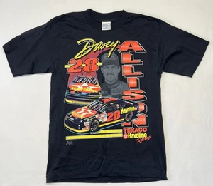 VTG Davey Allison #28 Texaco Havoline Racing 1993 The Game T-Shirt - USA Size L - Picture 1 of 9