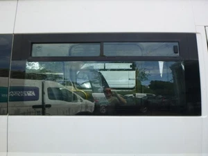 FORD TRANSIT MK6 MK7 2000-2013 DOOR WINDOW - DRIVER REAR - CENTRE (OPENING) - Picture 1 of 1