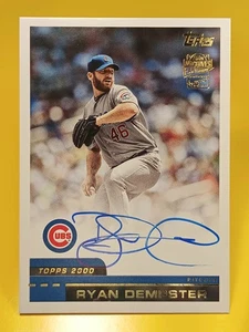 2024 Topps Archives - 00' Fan Favorites Autographs - Ryan Dempster #00FF-RDE - Picture 1 of 3