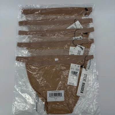 Steve Madden Damen Micro String Bikini Unterwäsche - Small Praline - Stck 5 - Bild 1 von 4