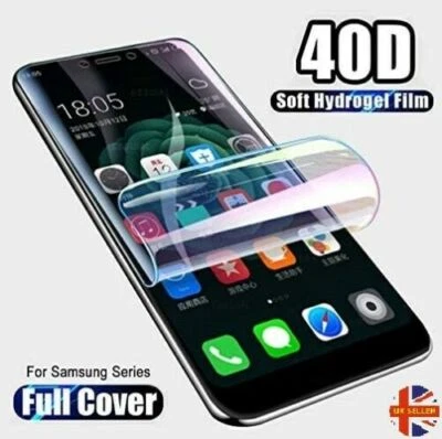 TPU Hydrogel Film Cover For Samsung Galaxy S23 S24 S25 Edge Ultra Screen Guard - Image 1 of 4