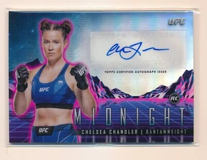 CHELSEA CHANDLER 2024 TOPPS MIDNIGHT UFC HORIZON SIGNATURE AUTO BANTAMWEIGHT - Picture 1 of 2