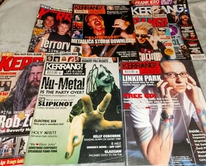 KERRANG ! Magazines JOB LOT x 7 SLIPKNOT Linkin Park KORN 1990s 2000s METALLICA - Picture 1 of 15