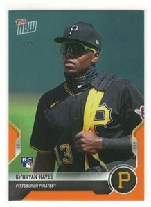 2021 Topps Now Road to Opening Day #355 KE'BRYAN HAYES RC - Orange Parallel 4/5 - Picture 1 of 1