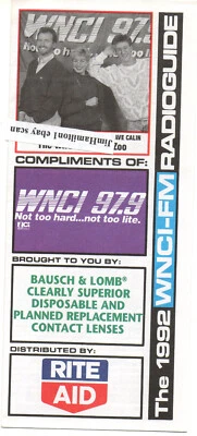WNCI 97.9 COLUMBUS OHIO RADIOGUIDE - Image 1 of 2