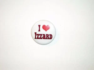 Eddie Izzard Button Pin #04 - I Heart Izzard - Picture 1 of 2